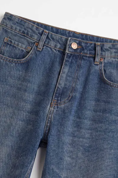 Lacivert Baggy Yeni Sezon Cep Detay Likralı Erkek Kot Pantolon 497241