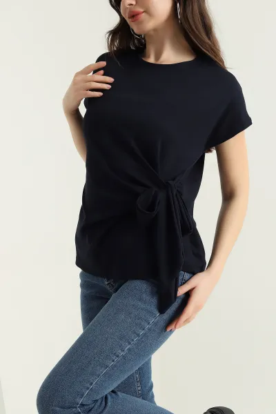 lacivert-baglamali-modal-kadin-bluz-429543