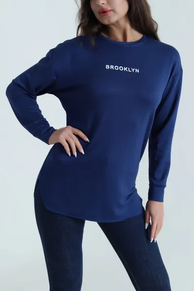 lacivert-baskili-kristal-kadin-sweat-tunik-485147