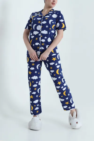 lacivert-baskili-suprem-kadin-pijama-takimi-438050