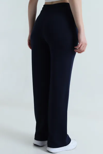 Lacivert Bel Lastikli Cepli Oysho Kadın Pantolon 496757