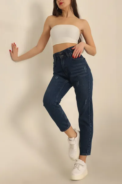 lacivert-beli-lastikli-mom-kot-pantolon-230696