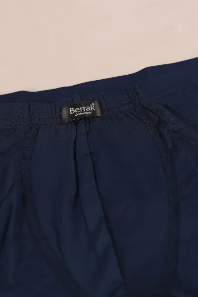 Lacivert Berrak Bambu Likralı Erkek Boxer 370646