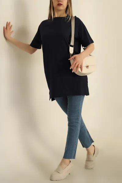 lacivert-bisiklet-yaka-oversize-tisort-266224