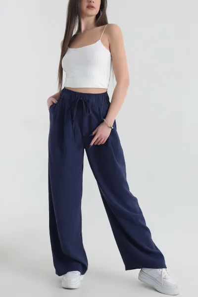lacivert-bol-paca-bel-lastikli-modal-kadin-pantolon-337601