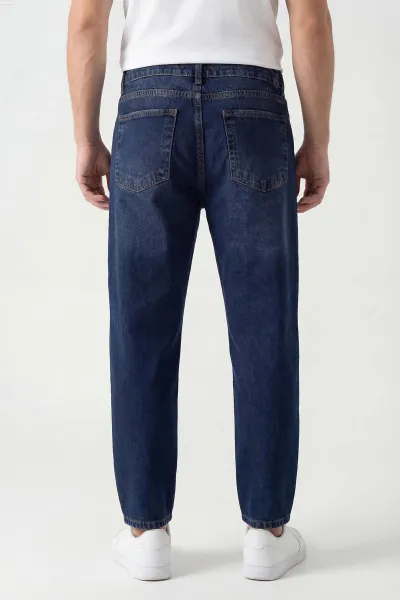 Lacivert Boyfriend Erkek Kot Pantolon 430881
