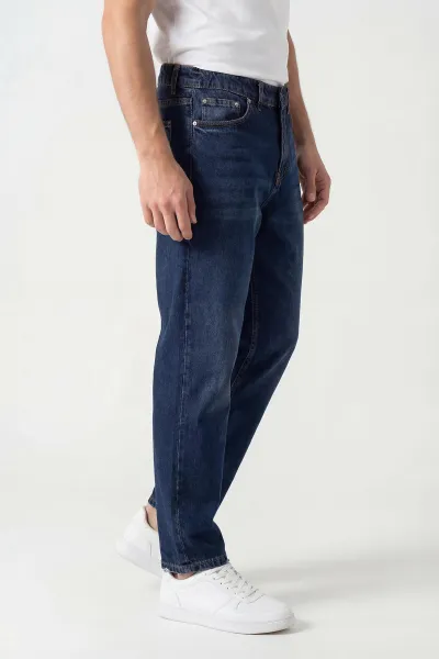 Lacivert Boyfriend Erkek Kot Pantolon 430881