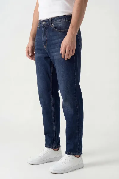 Lacivert Boyfriend Erkek Kot Pantolon 430881