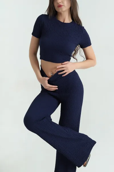lacivert-bubble-basic-kadin-ikili-takim-363358