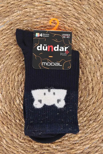 Lacivert Dört Mevsim Kadın Modal Çorap (36-40) 477068