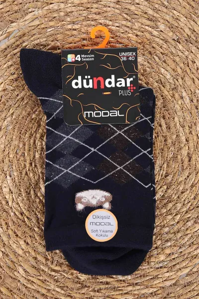 Lacivert Dört Mevsim Kadın Modal Çorap (36-40) 477082