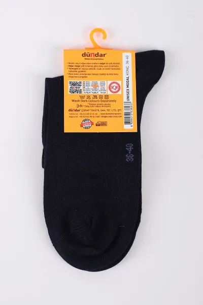 Lacivert Dört Mevsim Kadın Modal Konç Çorap 36-40 422969