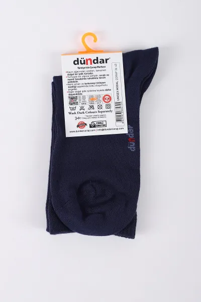 Lacivert Dört Mevsim Unisex Modal Çorap (36-40) 423047