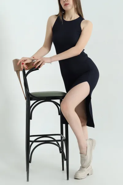 lacivert-fitilli-likrali-yirtmacli-kolsuz-elbise-336794
