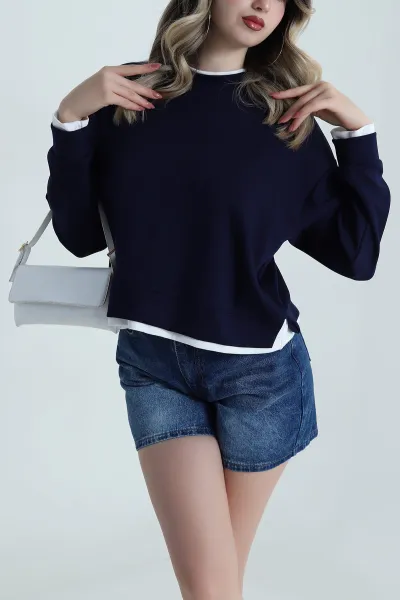 lacivert-garnili-tasarim-kadin-bluz-486685