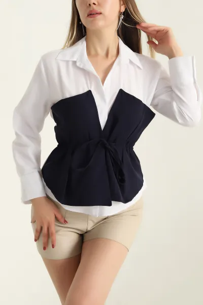 lacivert-garnilli-poplin-bayan-gomlek-298137