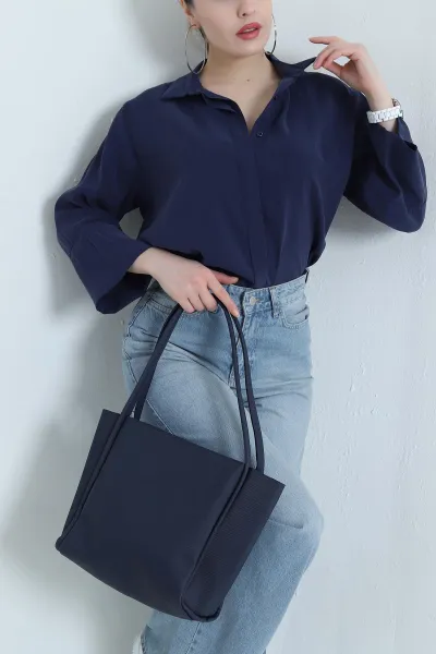 lacivert-gizli-pat-oversize-modal-kadin-gomlek-440201