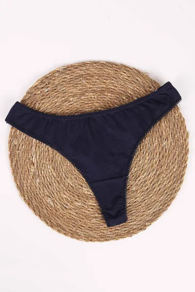 Lacivert Kadın Tanga Külot 469220