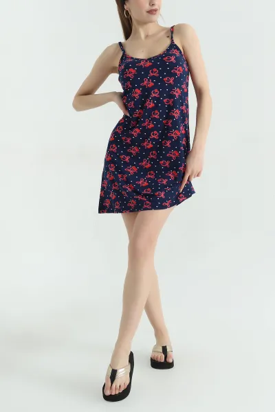 lacivert-likrali-desenli-milan-kadin-elbise-pijama-357193