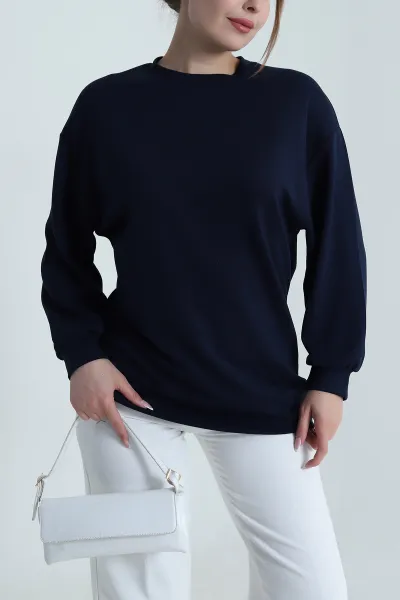 Lacivert Lİkralı Oysho Kadın Tunik 486341