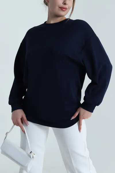 Lacivert Lİkralı Oysho Kadın Tunik 486341