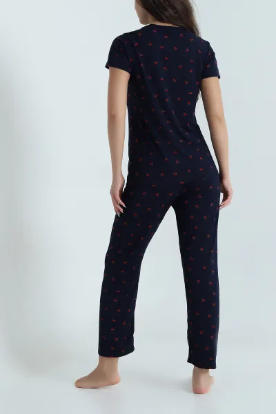 Lacivert Milan Kadın Pijama Takımı 466502