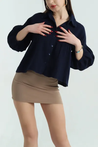 lacivert-muslin-truvakar-kol-bayan-gomlek-336857