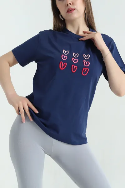 lacivert-nakis-islemeli-suprem-kadin-tisort-354488