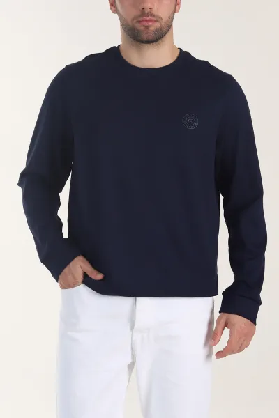 lacivert-osyho-kumas-bisiklet-yaka-erkek-sweatshirt-407679