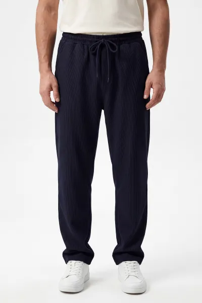 lacivert-ottoman-kumas-baggy-belden-baglamali-erkek-pantolon-442058