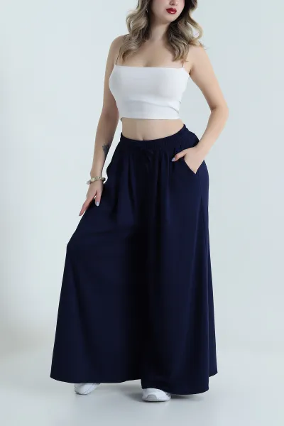 Lacivert Oysho Kadın Etek Pantolon 494691