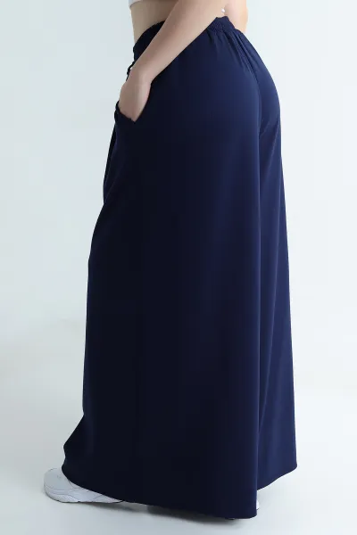 Lacivert Oysho Kadın Etek Pantolon 494691