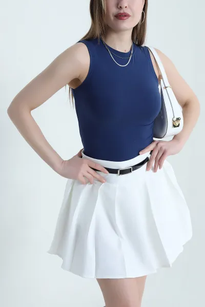 lacivert-oysho-kumas-kolsuz-kadin-bluz-440109