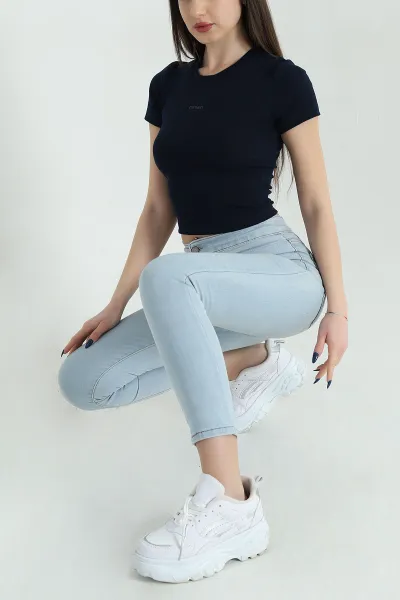 lacivert-oysho-suprem-kadin-crop-347582