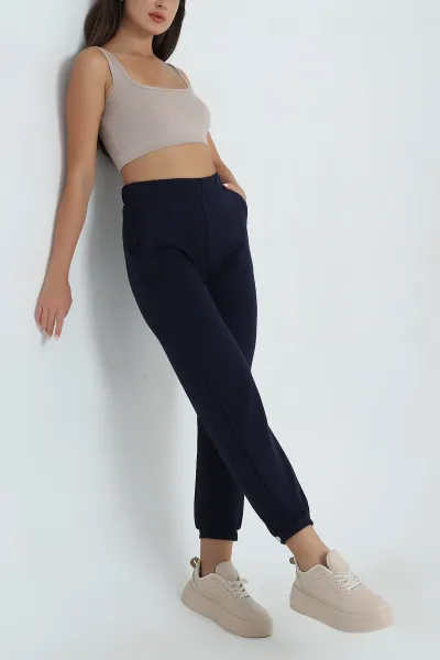 lacivert-paca-citcitli-modal-kadin-pantolon-381467
