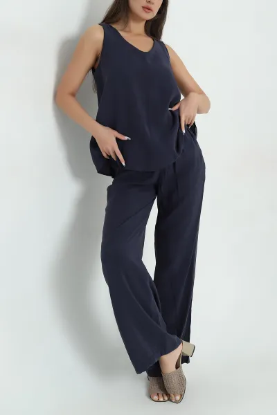 lacivert-pantolon-bluz-modal-kadin-ikili-takim-367585