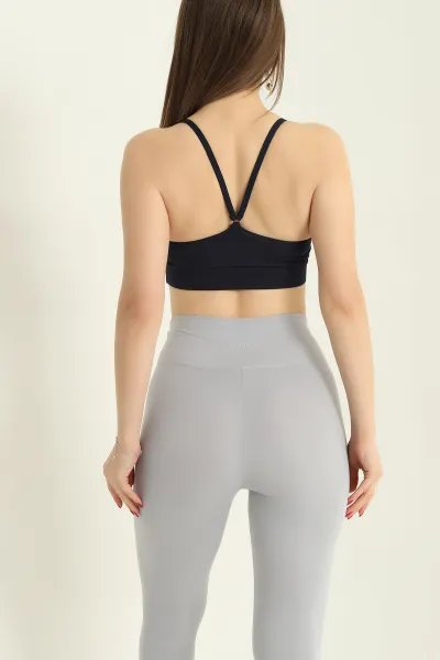 Lacivert Pedli Likralı Büstiyer 332730