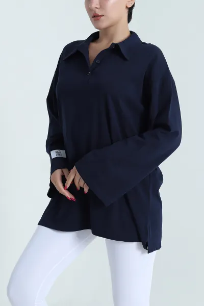 lacivert-polo-yaka-salas-uzun-kol-kadin-tunik-477259