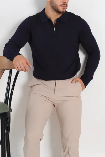lacivert-regular-fit-fermuarli-polo-yaka-erkek-ince-triko-309188