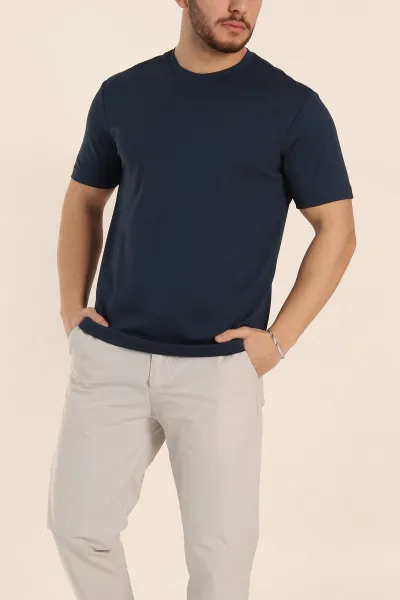 lacivert-regular-fit-nakis-logo-detayli-basic-erkek-tisort-338454