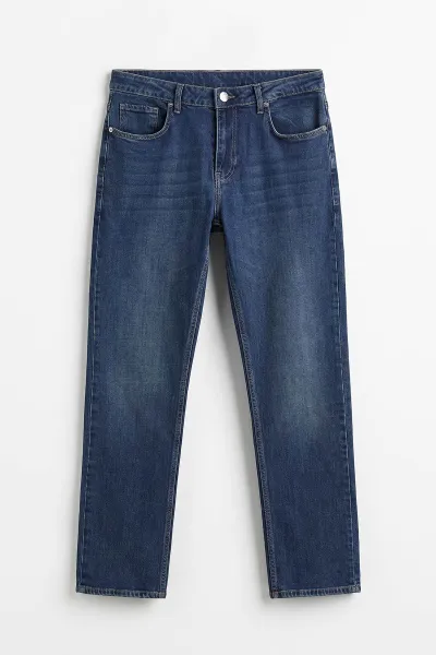 Lacivert Regular Fit Yeni Sezon Cep Detaylı Erkek Kot Pantolon 500866