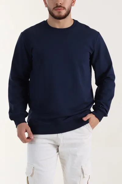 lacivert-relaxed-fit-iki-ip-sardonsuz-basic-erkek-sweatshirt-398126