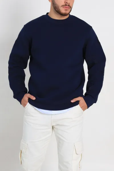 lacivert-relaxed-fit-uc-ip-sardonlu-nakis-detayli-erkek-sweatshirt-311184