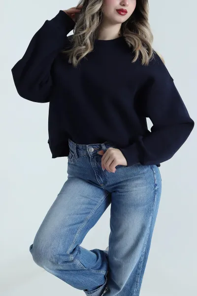 lacivert-sardonlu-kadin-fermuarsiz-sweat-495331