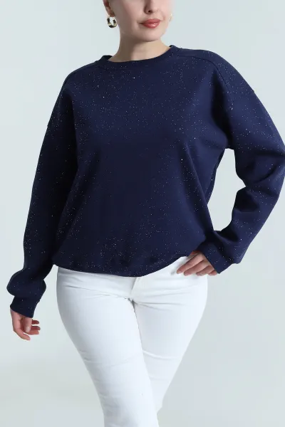 lacivert-sardonlu-simli-uc-ip-kadin-sweat-493595