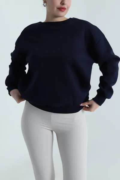 lacivert-sardonlu-uc-ip-kadin-fermuarsiz-sweat-498012
