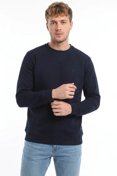 lacivert-selanik-bisiklet-yaka-erkek-sweatshirt-494735