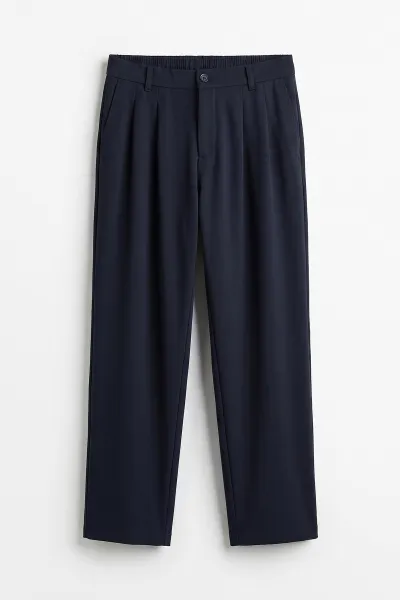 Lacivert Sidney Kumaş Baggy Cep Detaylı Erkek Pantolon 498877