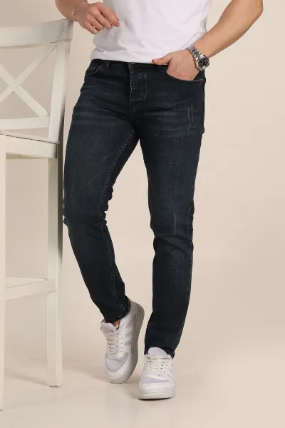 lacivert-skinny-fit-yikamali-taslama-detayli-erkek-kot-pantolon-354465