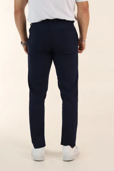 Lacivert Slim Fit Erkek Kumaş Pantolon 367969